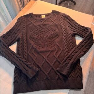 Disney Men's Black Crewneck Sweater(unisex )